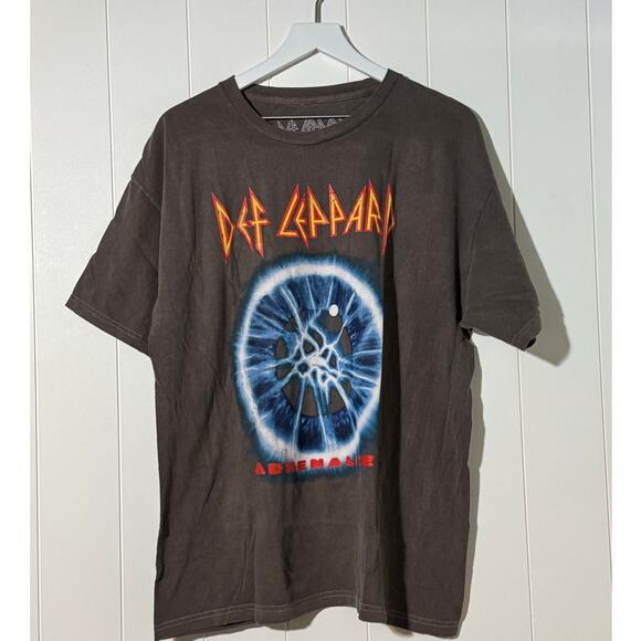 DEF LEPPARD Adrenalize Short Sleeve Tee Shirt Size Large - Picture 1 of 4